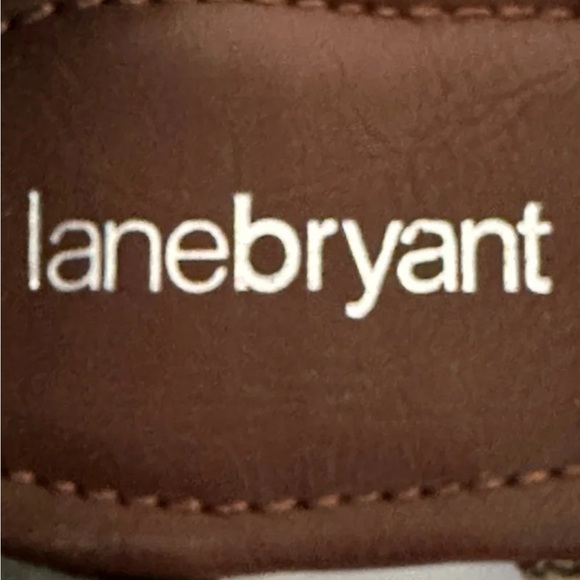 Lane Bryant Strappy Beaded Boho Sandals with Back Zip & Side Buckles size 8W - Picture 4 of 11